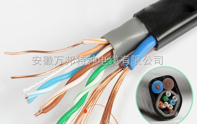 RVV-2*1.0+网线组合电缆
