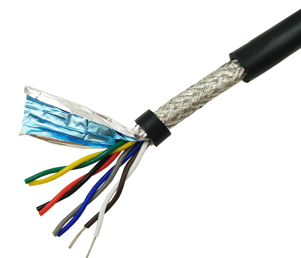屏蔽拖链电缆 RVVSP-4*2*0.5
